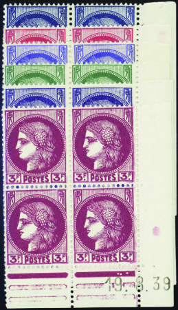 N°372/376 type Cérès 6 valeurs neuf ** TB