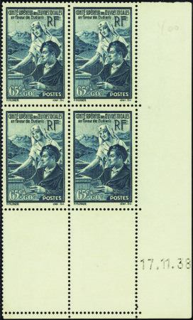 N°417 en faveur des étudiants 17-11-38 neuf ** TB