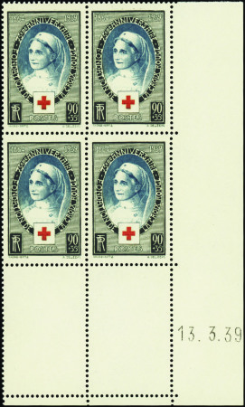 N°422 Croix-rouge 13-3-39 neuf ** TB