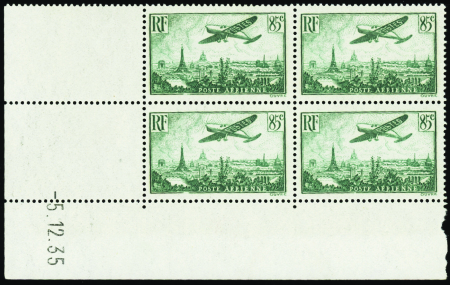 POSTE AERIENNE N°8a 85c vert clair 5-12-35 neuf **