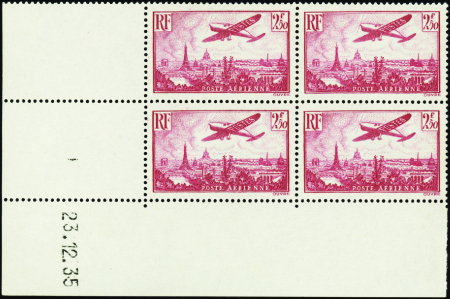 POSTE AERIENNE N°11 2f50 rose 23-12-35 neuf ** TB