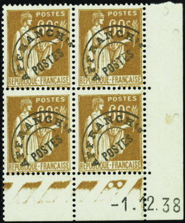 PREOBLITERES N°72 60c Paix 1-12-38 neuf ** TB