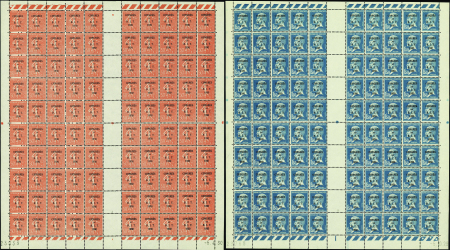 N°264 Congrès du BIT  feuille de 100 timbres neuf 