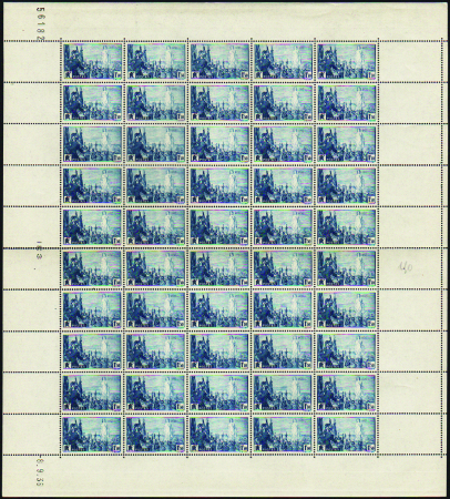 N°328 Rassemblement pour la Paix feuille 50 timbre