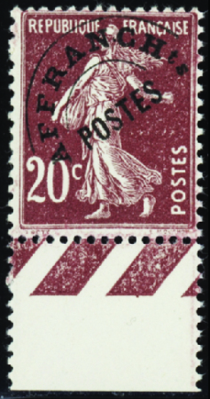 N°54 20c Semeuse brun-lilas bdf neuf ** TB