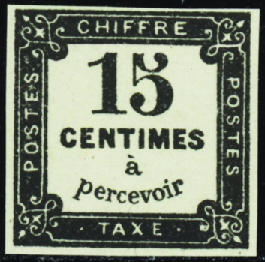 N°4 15c noir neuf ** TB