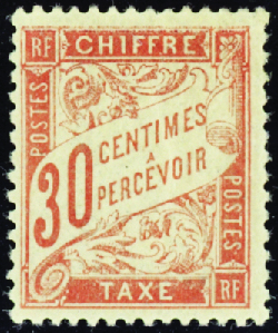 N°34 30c rouge-orange neuf * TB