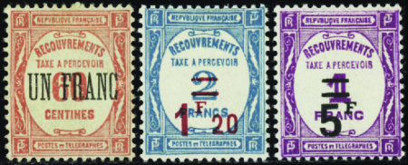 N°63/65  3 valeurs neuf * TB