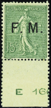 N°3 15c Semeuse lignée bdf neuf ** TB