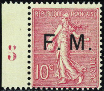 N°4 10c Semeuse lignée bdf neuf ** TB