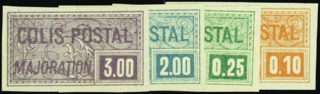 N°77/80  4 valeurs non dentelées neuf ** TB