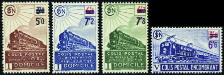 N°226B/229B  4 valeurs sans filigrane neuf ** TB