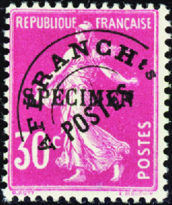 Préo N°59-CI 1 30c Semeuse rose préoblitéré neuf *