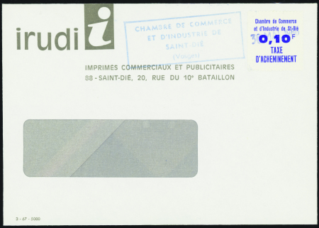 N°7 Saint-Dié sur lettre TB