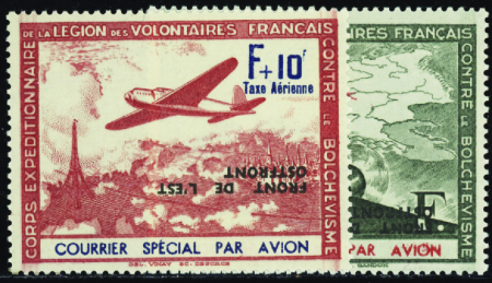 N°4/5  2 valeurs surcharge renversée neuf ** TB