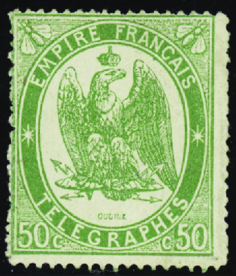 N°6 50c vert neuf * TB
