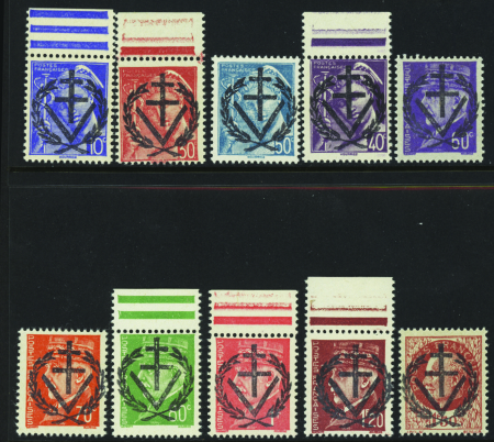 Alençon 10 valeurs neuf ** TB