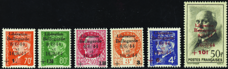 Bellegarde 6 valeurs neuf ** TB