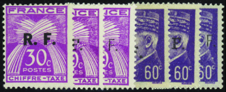 Bordeaux 54 valeurs neuf * TB