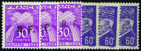 Bordeaux 54 valeurs neuf ** TB