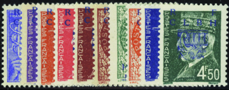 Decazeville 10 valeurs neuf ** TB