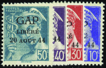 Gap 4 valeurs neuf ** TB