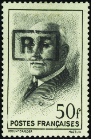 Poitiers type III 50f Pétain neuf * TB