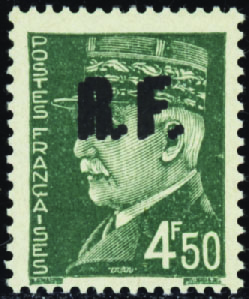 Poitiers type IV double surcharge 11 valeurs neuf 