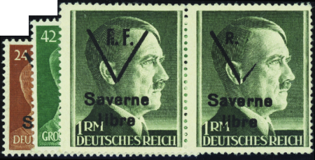 Saverne types I et II se tenant neuf ** TB