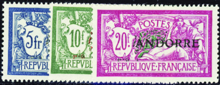 N°1/23  23 valeurs neuf * TB