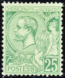 N°16 25c vert neuf * TB