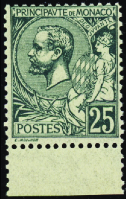 N°16a 25c vert foncé neuf ** TB