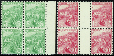 N°28/29 Orphelins 2 valeurs en blocs de 4 neuf ** 