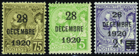 N°48/50  3 valeurs neuf ** TB