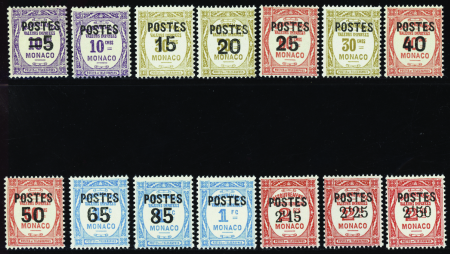 N°140/153  14 valeurs surchargées neuf ** TB