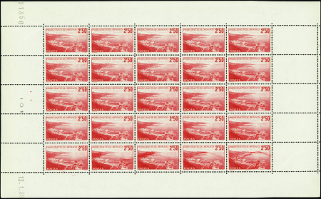 N°179 2f50 rouge feuille de 25 timbres neuf ** TB