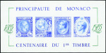 BLOCS-FEUILLETS N°33a centenaire du 1er timbre bloc