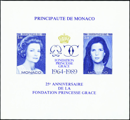 BLOCS-FEUILLETS N°48a fondation princesse Grace bl