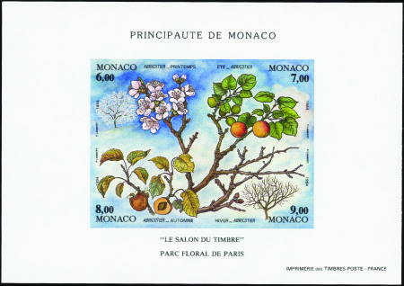 BLOCS-FEUILLETS N°67a le salon du timbre bloc non 