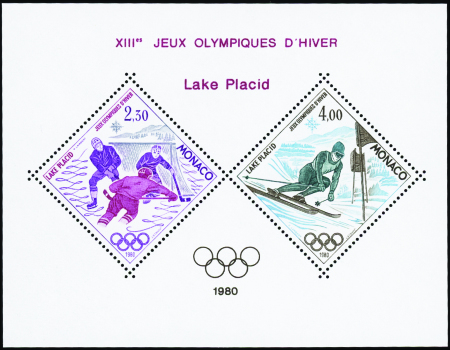 N°12 jeux olympiques de Lake Placid 1980 neuf ** T