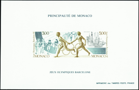 N°16a Jeux olympiques de Barcelone 1992 bloc non d