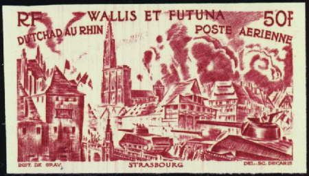 1946 Tchad au Rhin 90 valeurs non dentelées neuf *