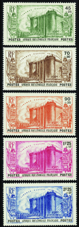 N°72/76 Révolution 5 valeurs neuf ** TB