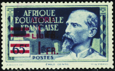 N°140a Double surcharge neuf ** TB