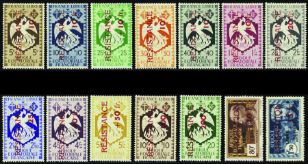 N°167/180 Résistance 14 valeurs neuf ** TB