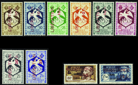 N°181/190  10 valeurs neuf ** TB