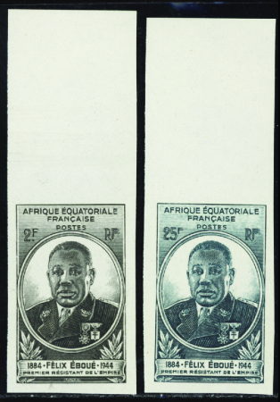 N°206b/207a non dentelé bdf neuf ** TB