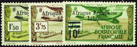 POSTE AERIENNE N°14/21 8 valeurs neuf * TB