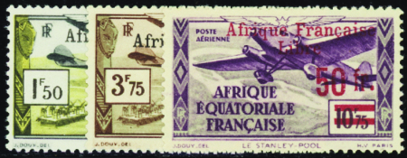 POSTE AERIENNE N°14/21  8 valeurs neuf ** TB