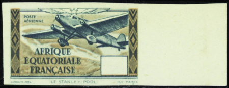 POSTE AERIENNE N°38 Non dentelé sans la valeur neu